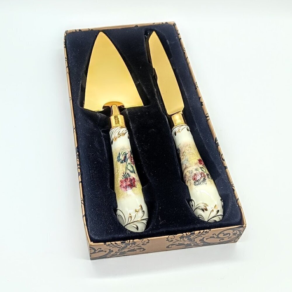 Swarask Baghdad Iraq Cake Pie Serving Set NIB